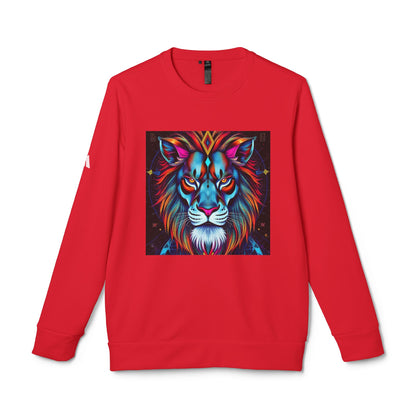 Adidas, Unisex Fleece Crewneck Sweatshirt, Leo, Pop Art v1, Zodiac