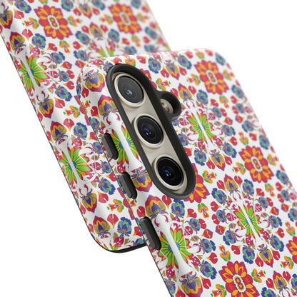 Tough Cases, Libra, Zodiac v1, Flower Pattern