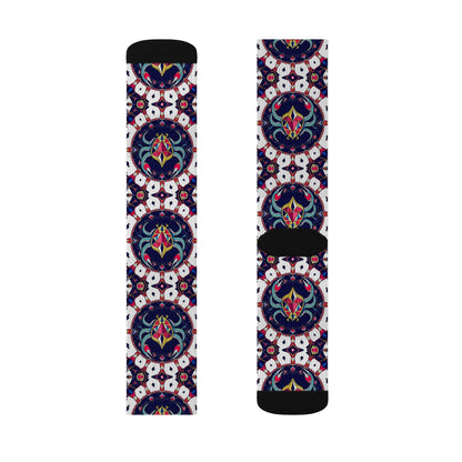 Sublimation Socks, Scorpio, Zodiac, Jewel Pattern