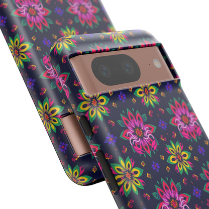 Tough Cases, Scorpio, Zodiac v4, Flower Pattern