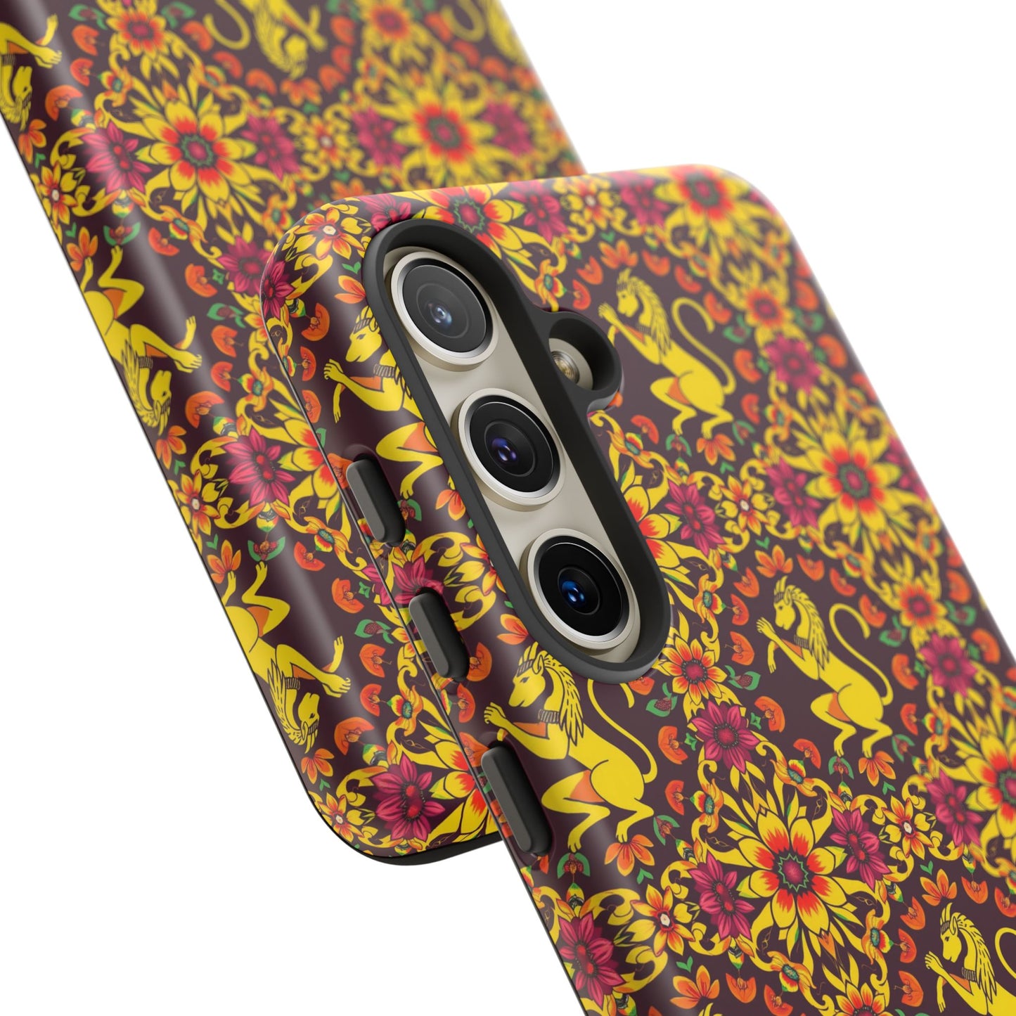 Tough Cases, Virgo, Zodiac v1, Flower Pattern