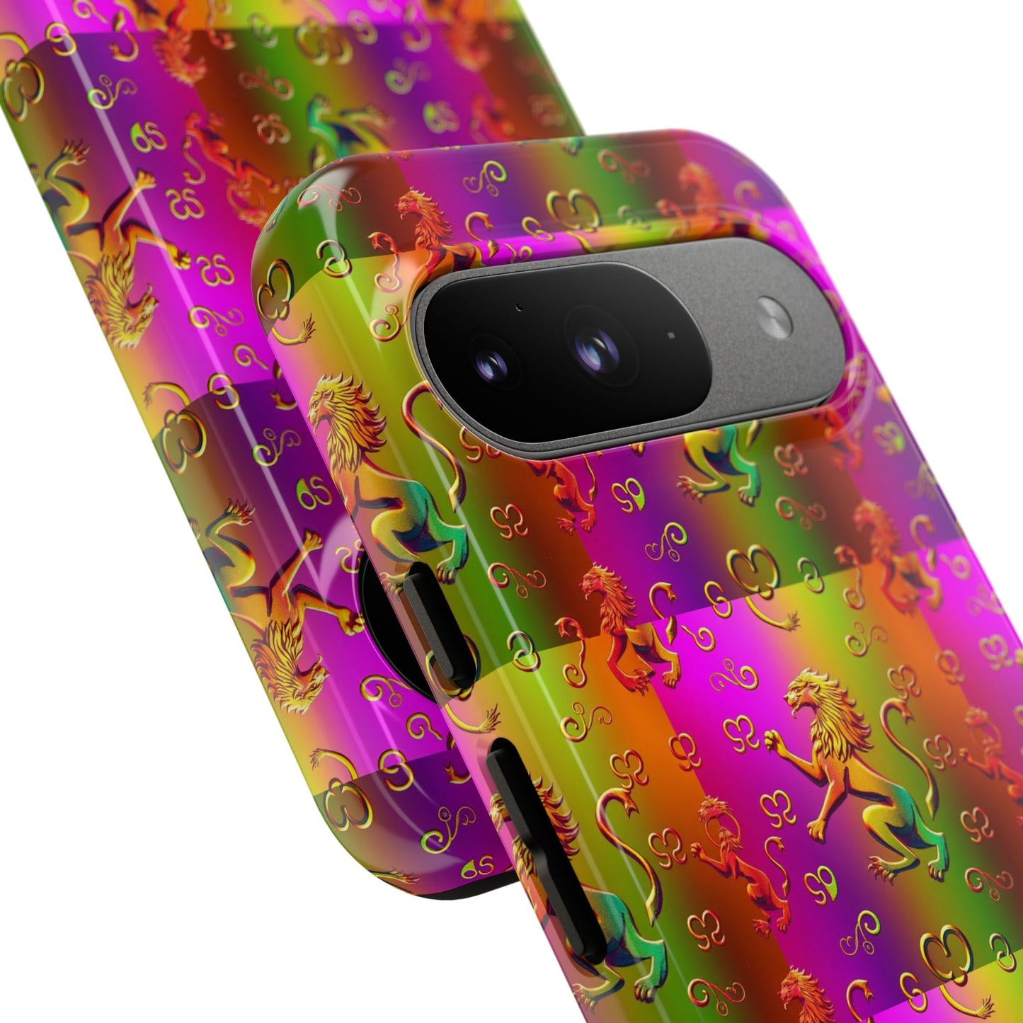 Tough Cases, Leo, Zodiac v1, Metal Pattern
