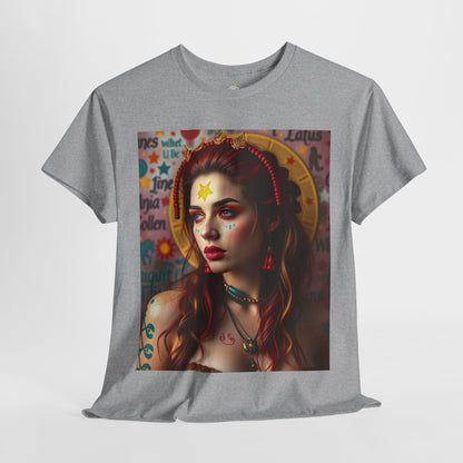 Unisex Heavy Cotton T-Shirt, Sagittarius, Zodiac, Sexy Art