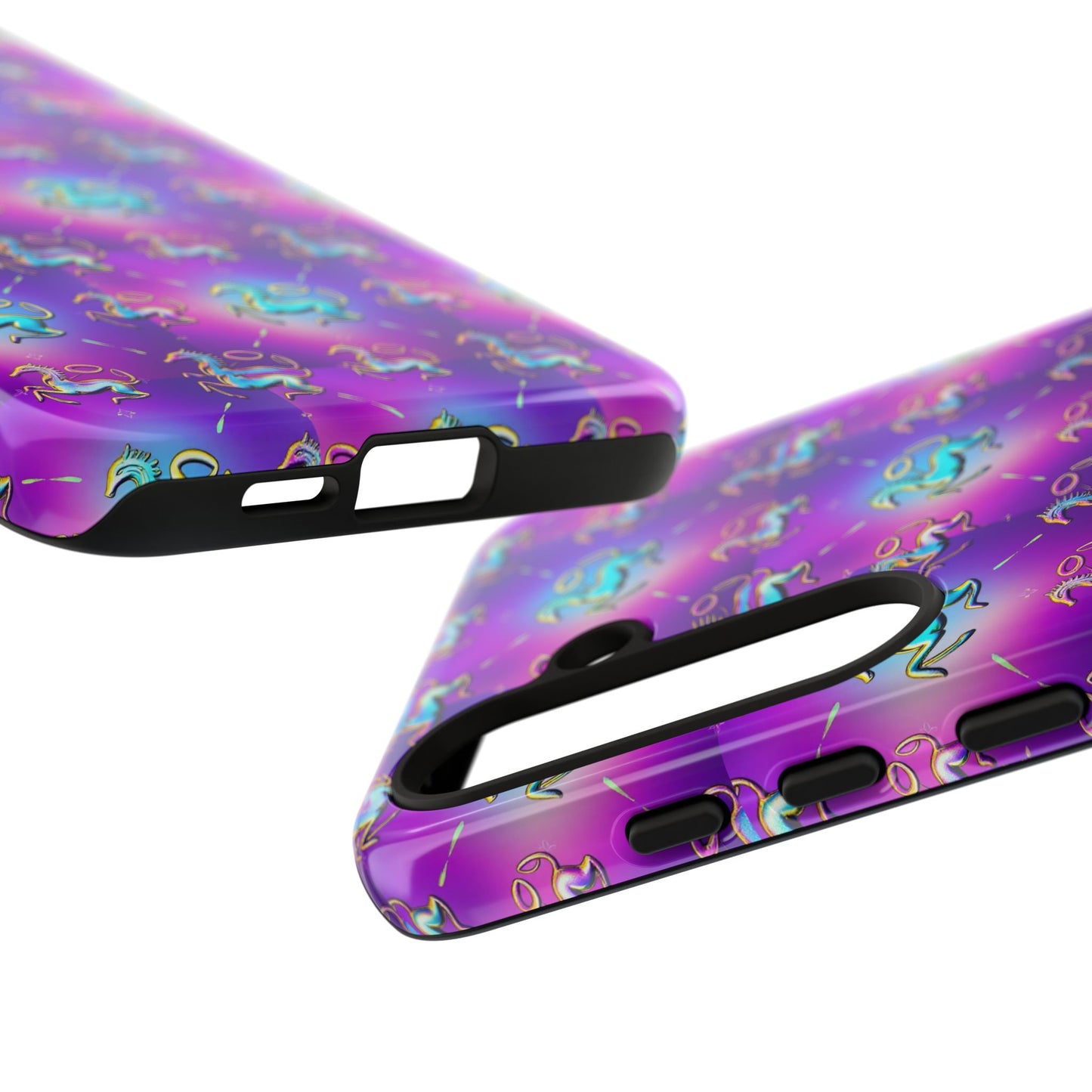 Tough Cases, Aquarius, Zodiac, Metal Pattern