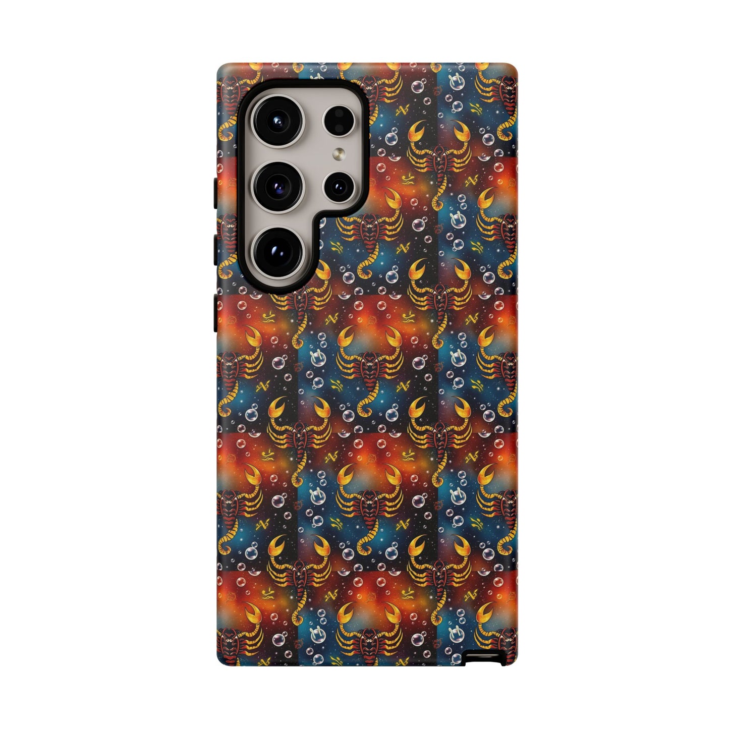 Tough Cases, Scorpio, Zodiac v2, Bubble Pattern