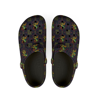 EVA Foam Rubber Shoes, (AOP), Virgo, Zodiac, Pattern