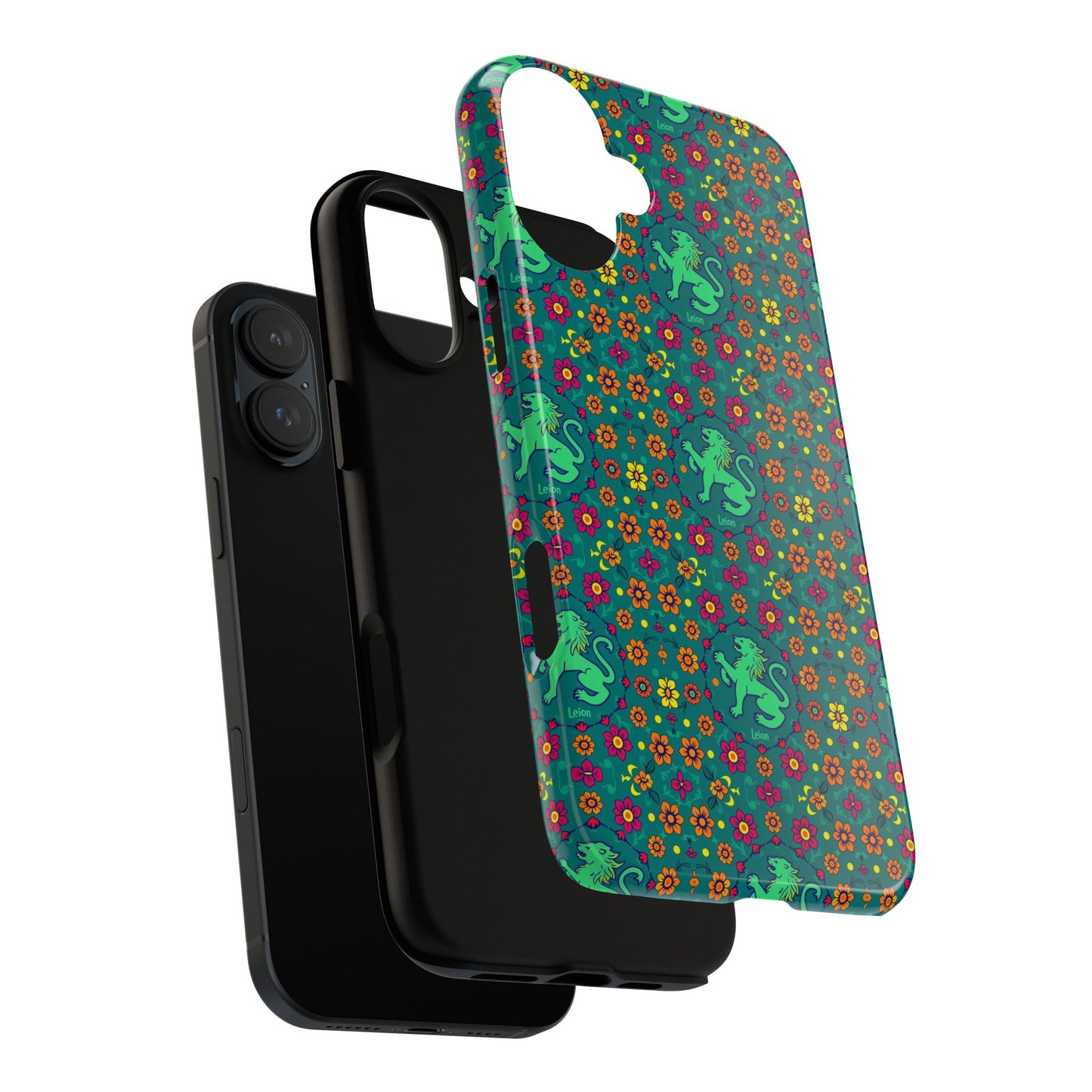 Tough Cases, Leo, Zodiac v3, Flower Pattern