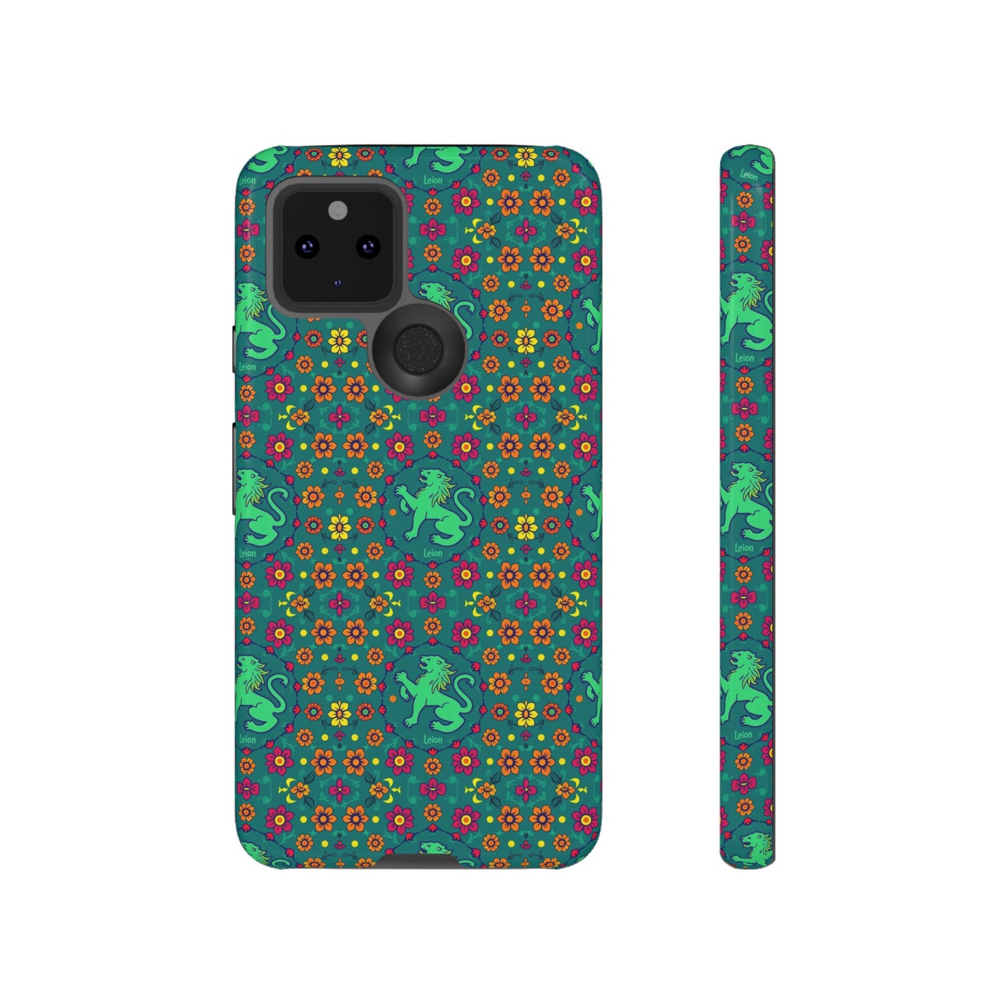 Tough Cases, Leo, Zodiac v3, Flower Pattern