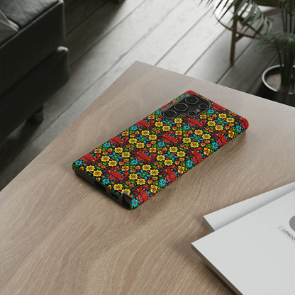 Tough Cases, Cancer, Zodiac v2, Flower Pattern