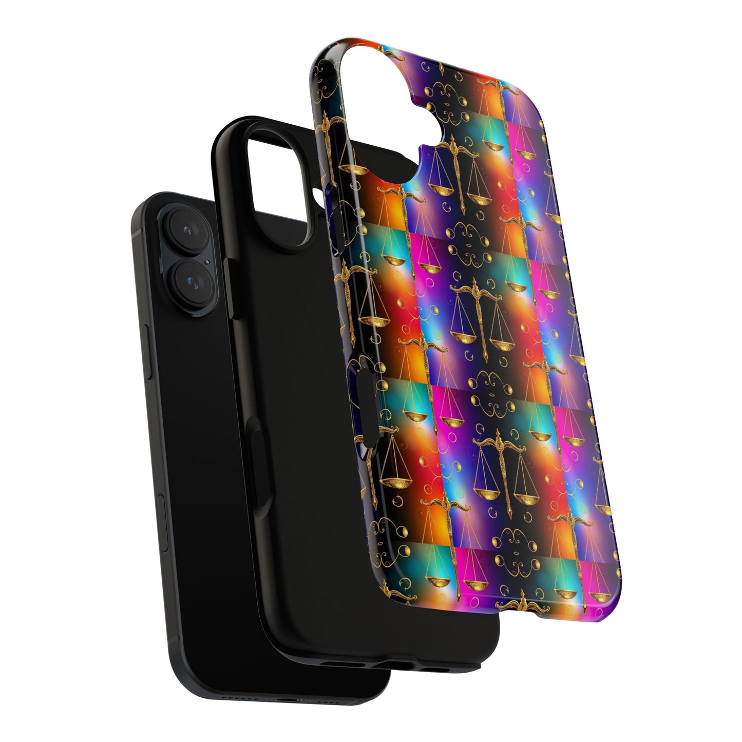 Tough Cases, Libra, Zodiac v1, Metal Pattern