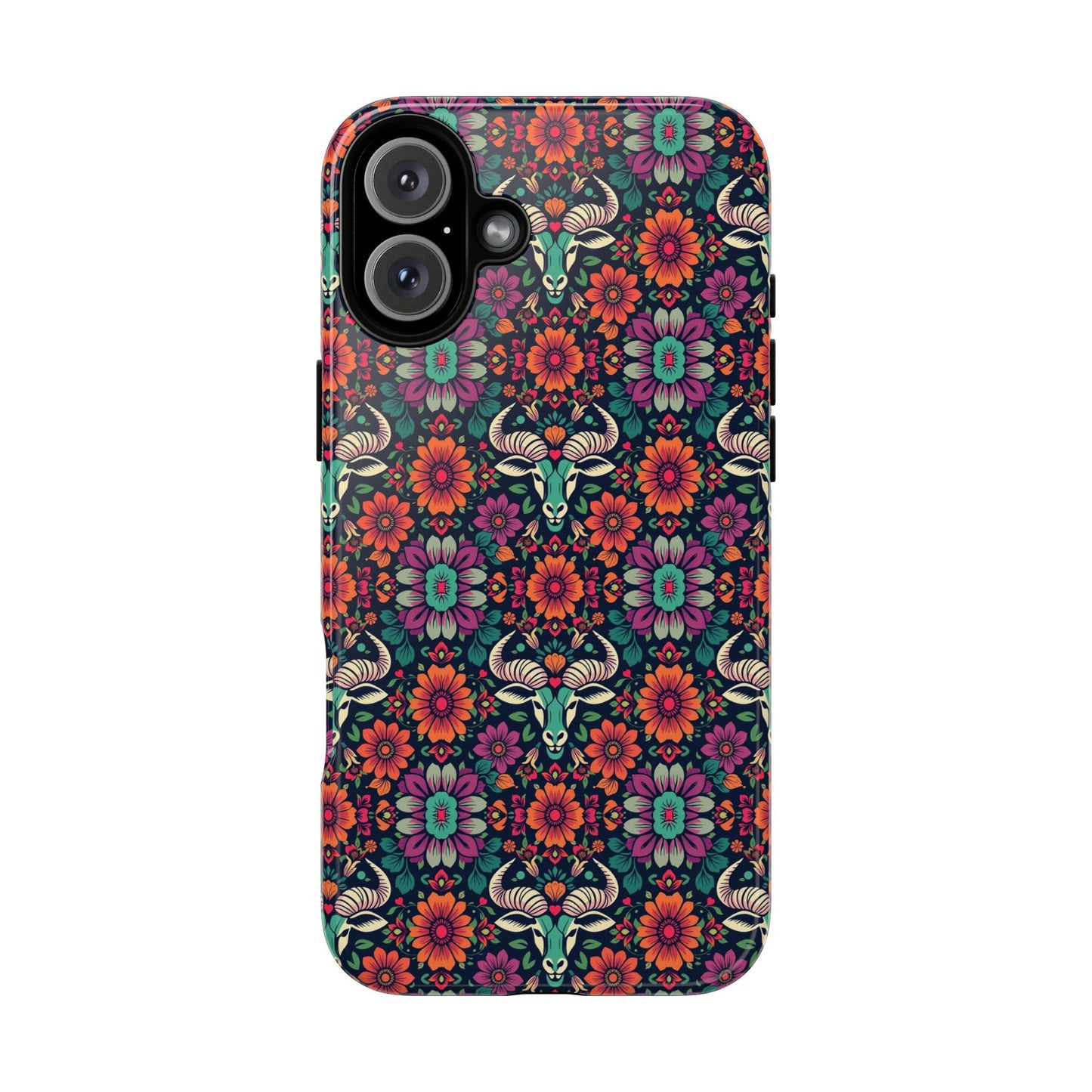 Tough Cases, Taurus, Zodiac v4, Flower Pattern
