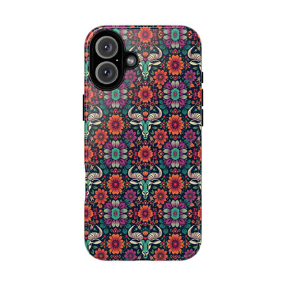 Tough Cases, Taurus, Zodiac v4, Flower Pattern