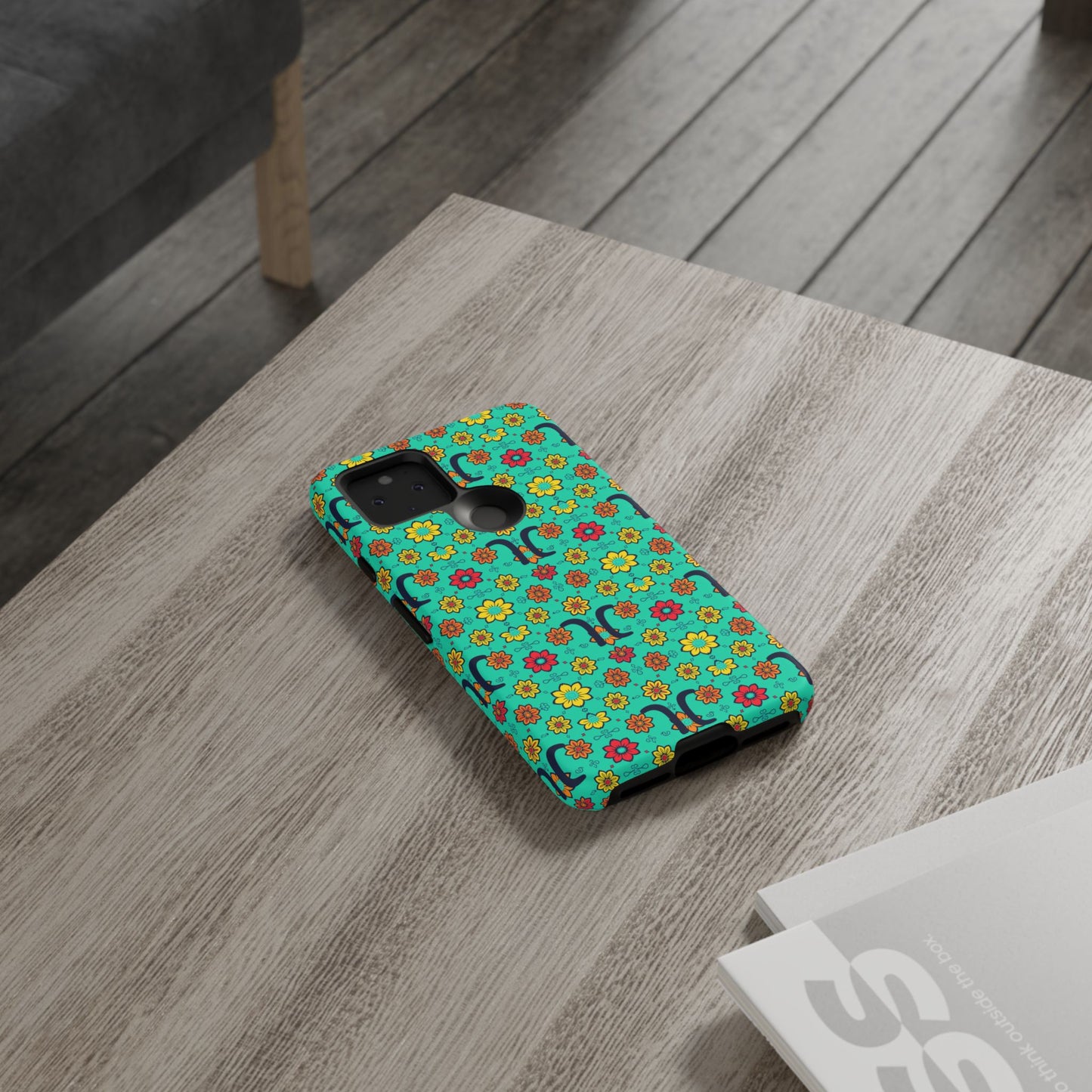 Tough Cases, Aquarius, Zodiac v2, Flower Pattern