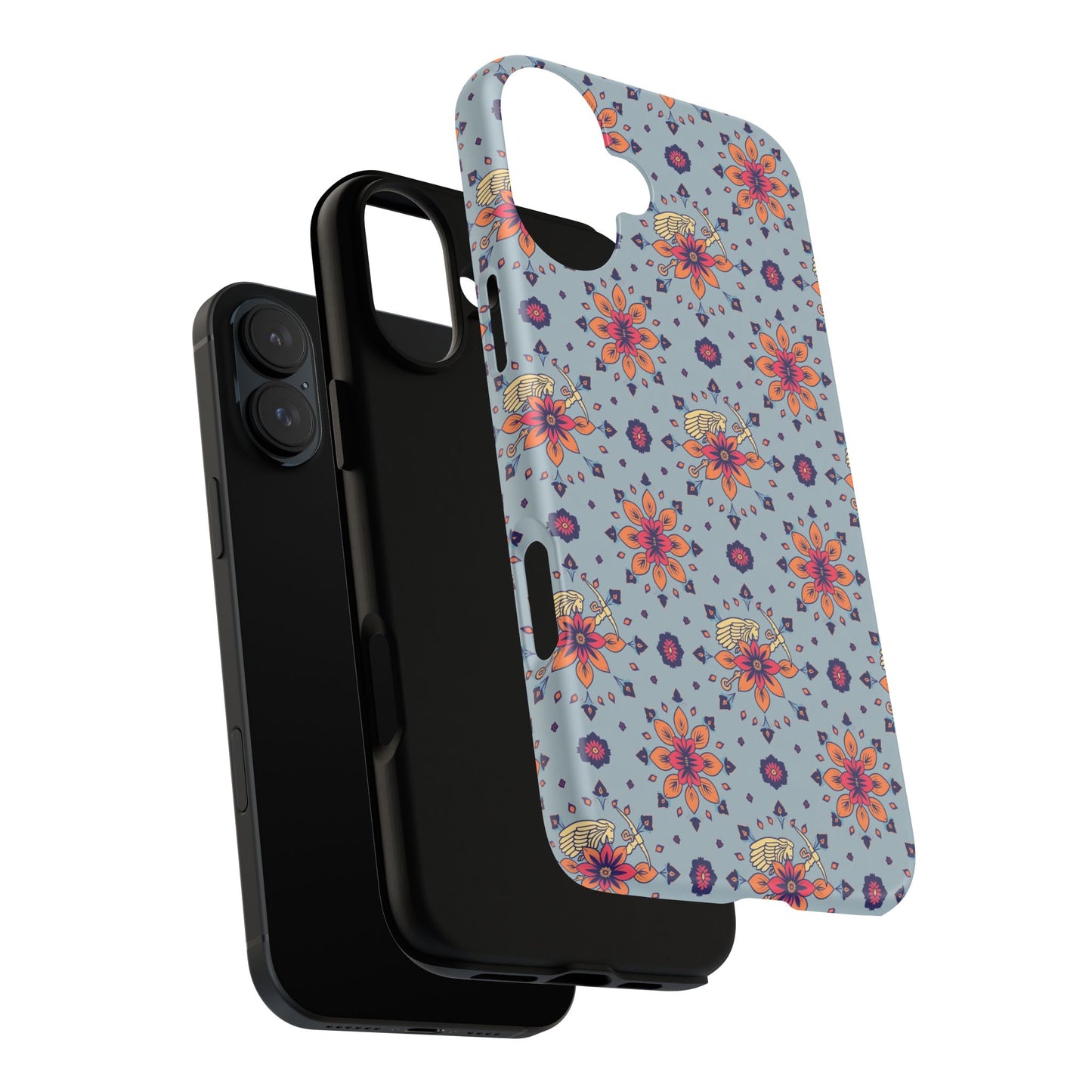 Tough Cases, Sagittarius, Zodiac v3, Flower Pattern