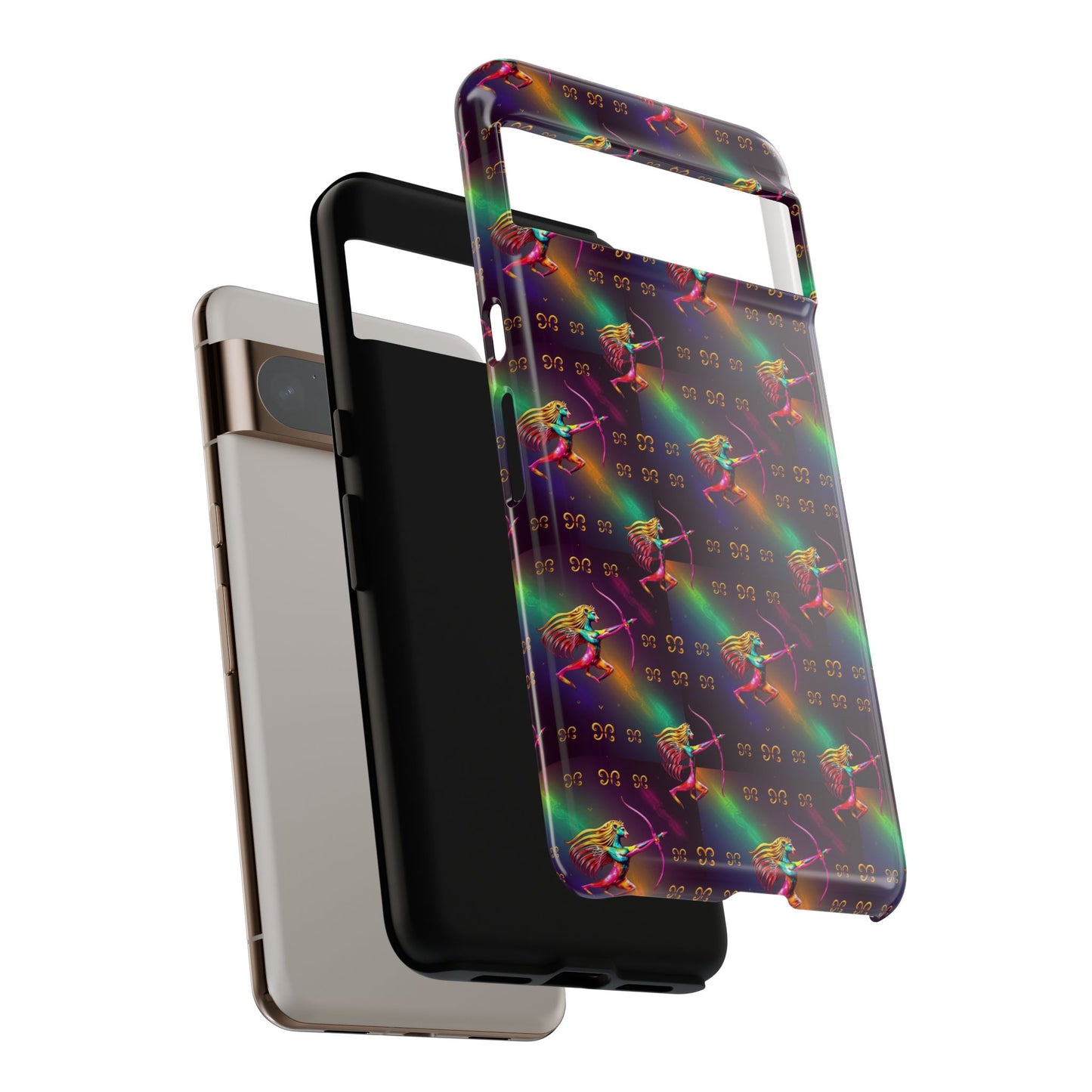Tough Cases, Sagittarius, Zodiac v1, Metal Pattern