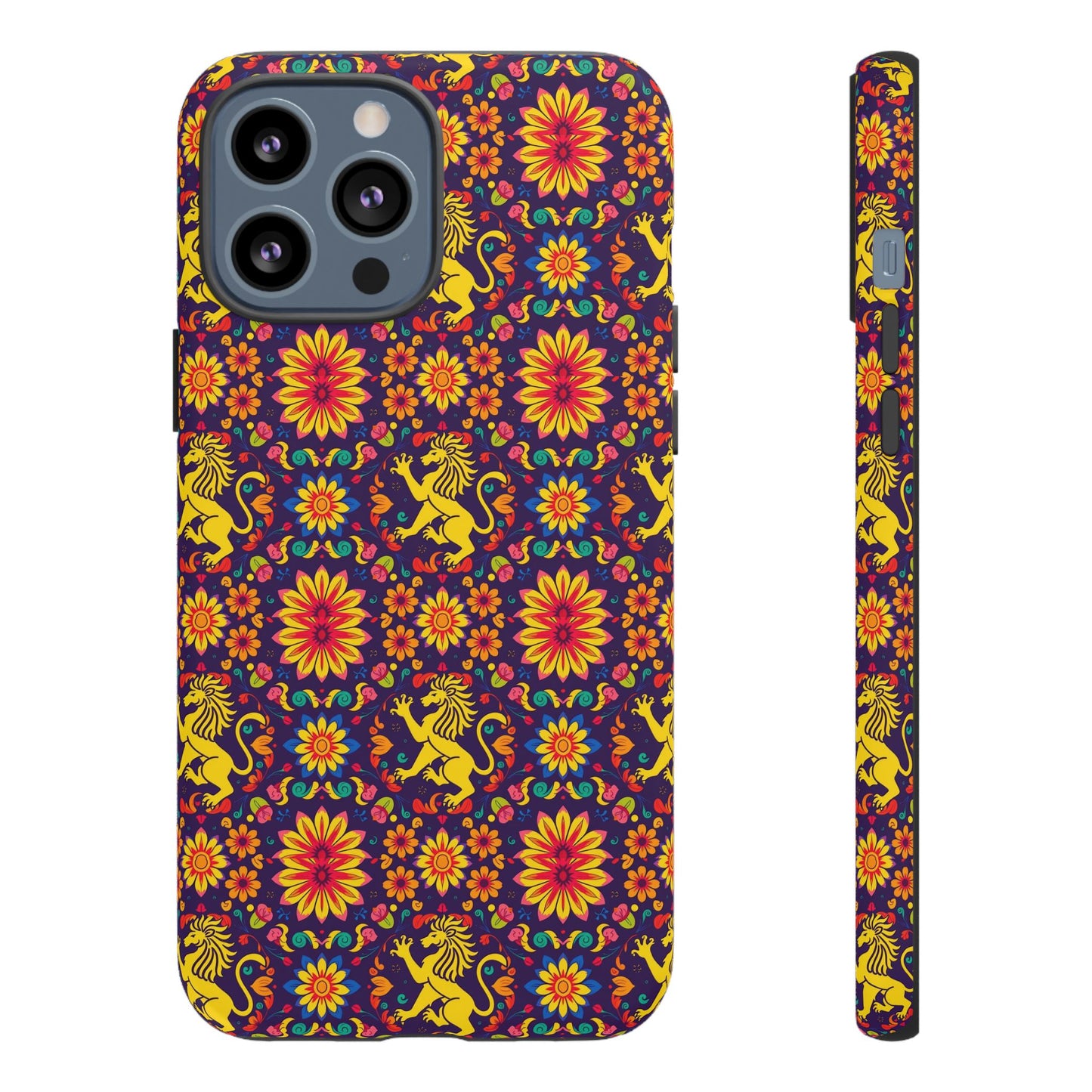 Tough Cases, Leo, Zodiac, Flower Pattern