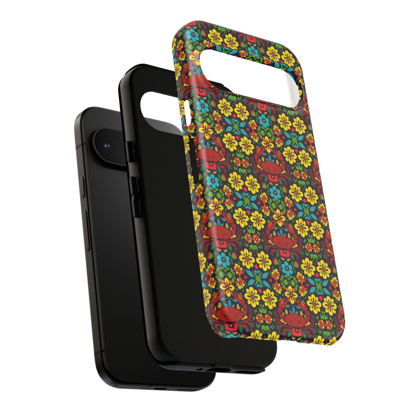 Tough Cases, Cancer, Zodiac v2, Flower Pattern