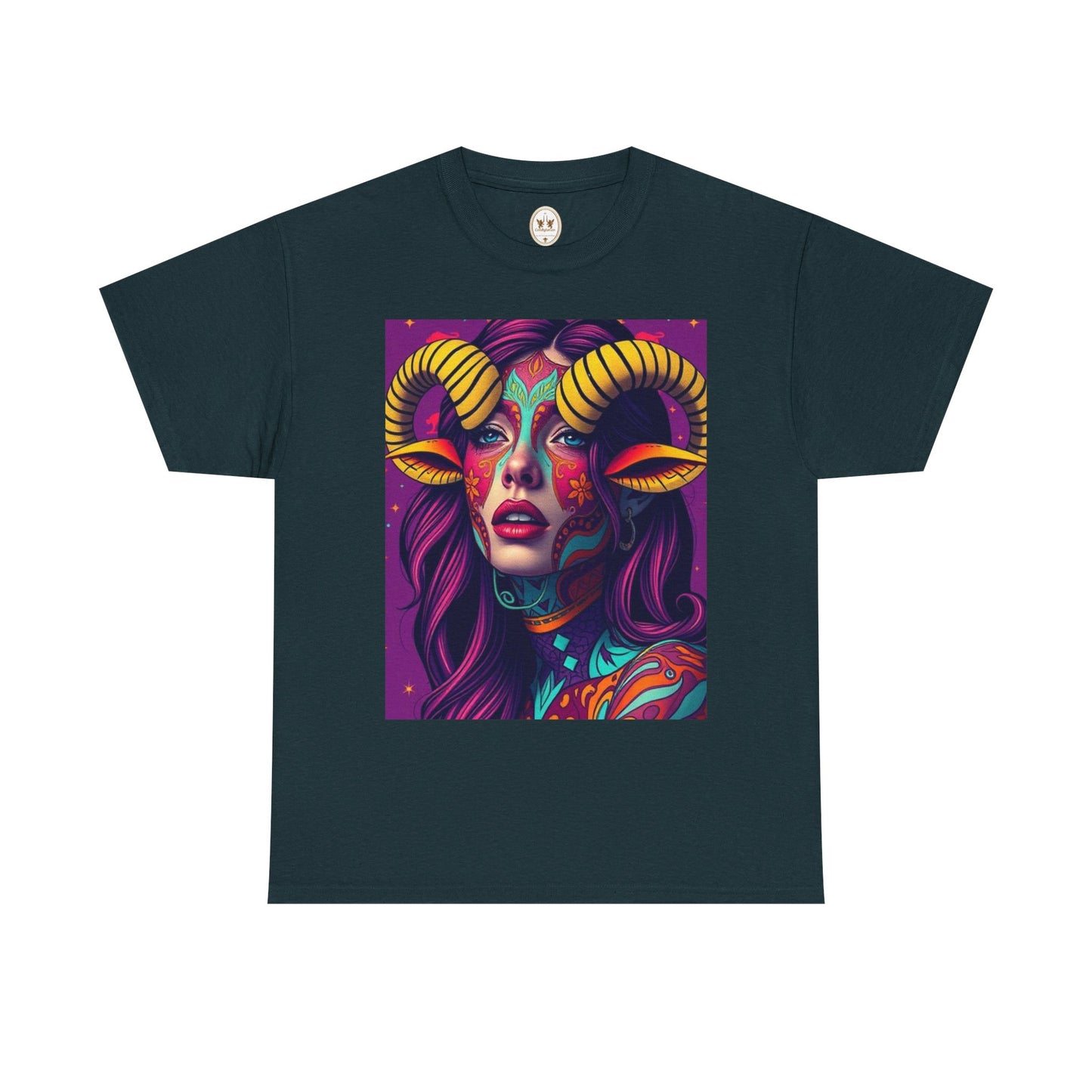Unisex Heavy Cotton T-Shirt, Taurus, Zodiac v2, Sexy Art