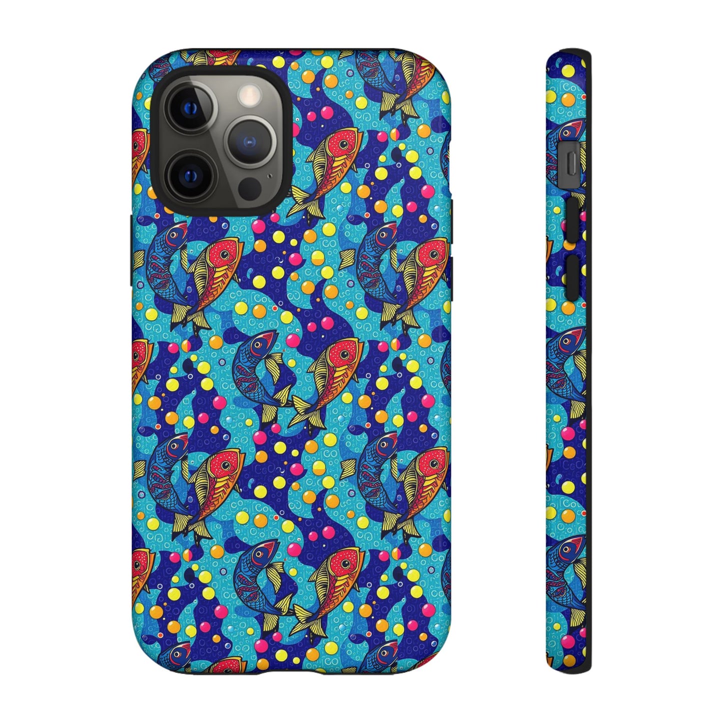 Tough Cases, Pisces, Zodiac v2, Bubble Pattern