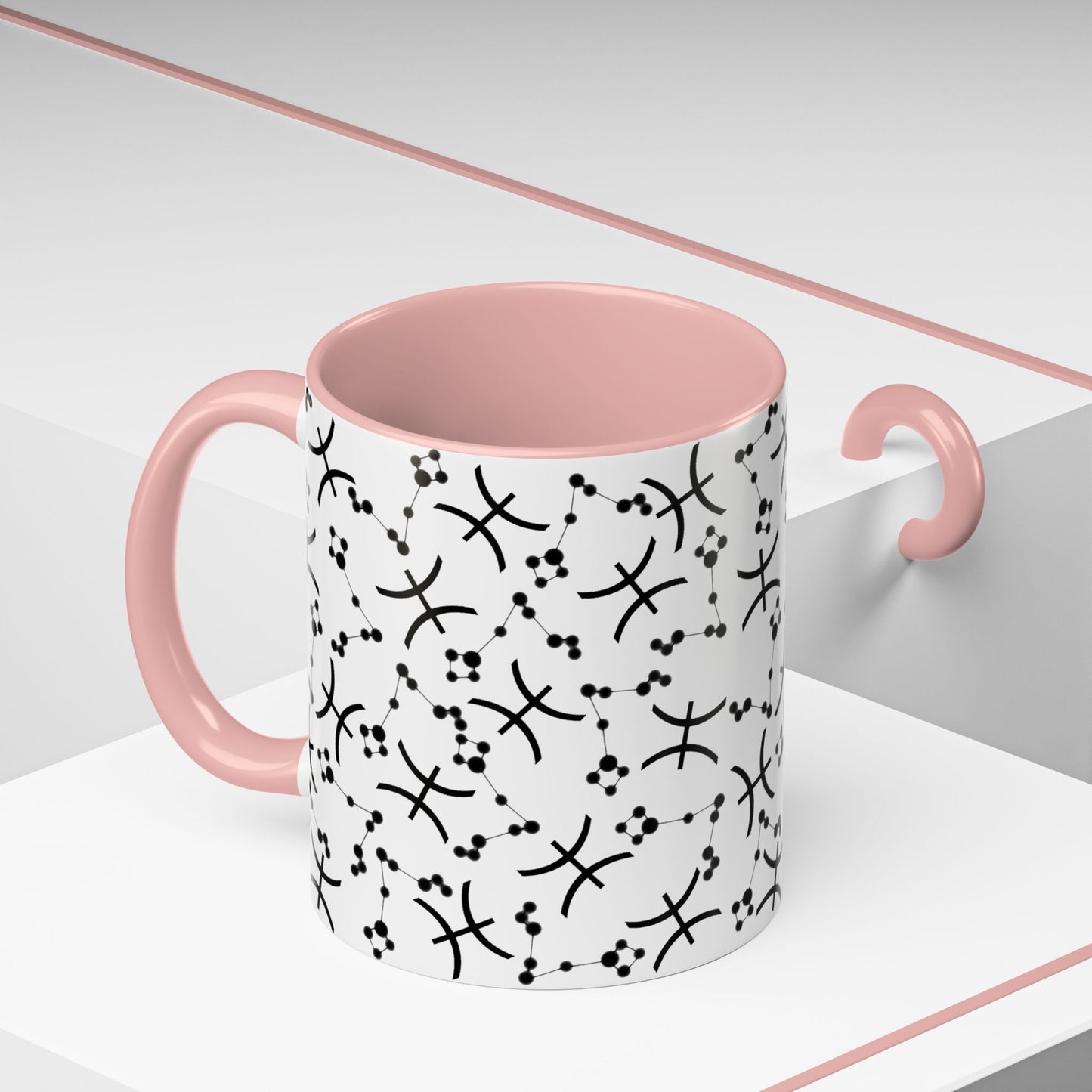 Accent Coffee Mug with the Pisces sign (11, 15oz)