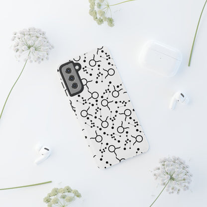 Tough Cases with the Taurus Zodiac sign for iPhone, Samsung Galaxy, and Google Pixel devices