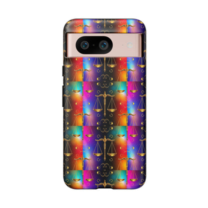 Tough Cases, Libra, Zodiac v1, Metal Pattern