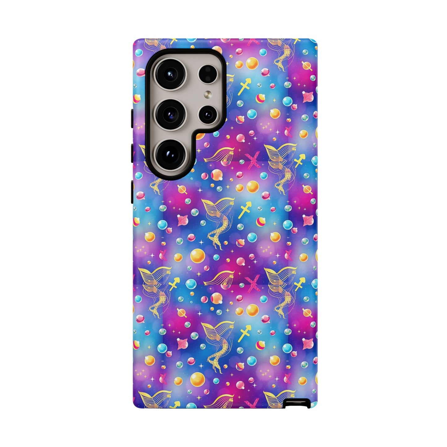 Tough Cases, Sagittarius, Zodiac v3, Bubble Pattern
