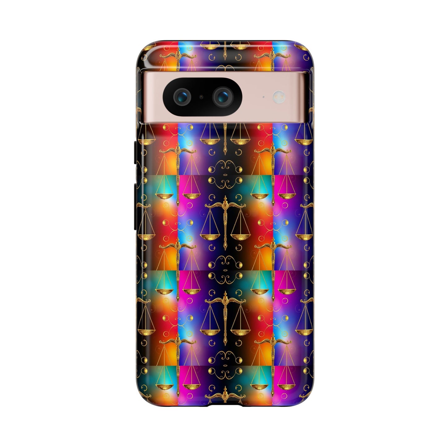 Tough Cases, Libra, Zodiac v1, Metal Pattern