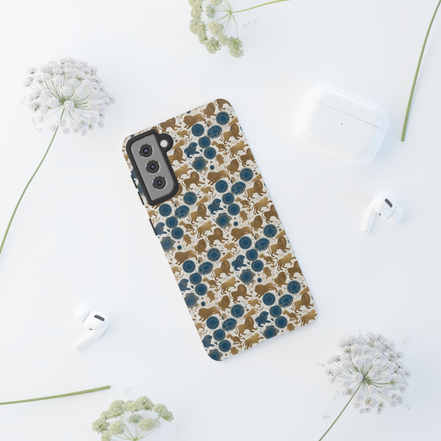 Tough Cases, Leo, Zodiac v2, Metal Pattern