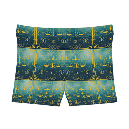 Women's Shorts, AOP, Libra, Zodiac v1, Pattern