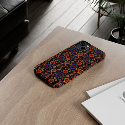 Tough Cases, Scorpio, Zodiac, Flower Pattern