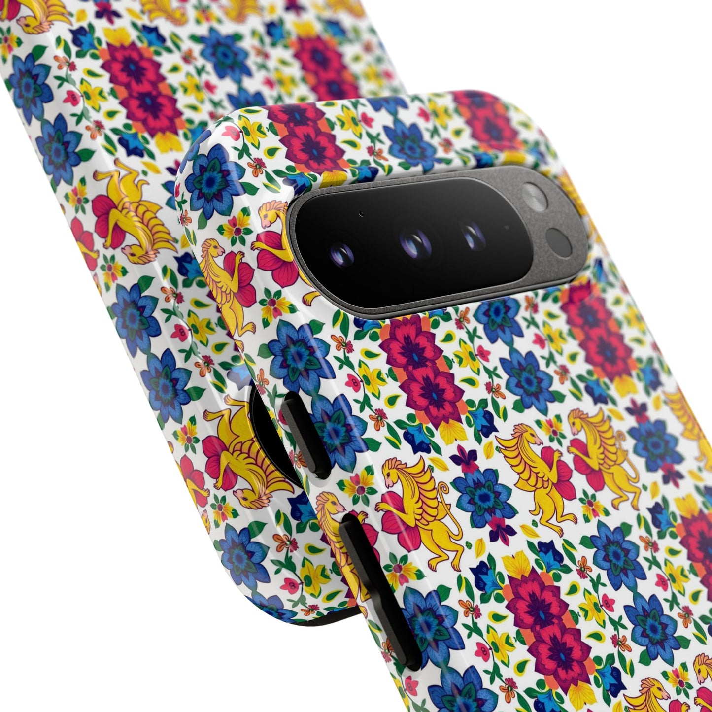 Tough Cases, Gemini, Zodiac, Flower Pattern