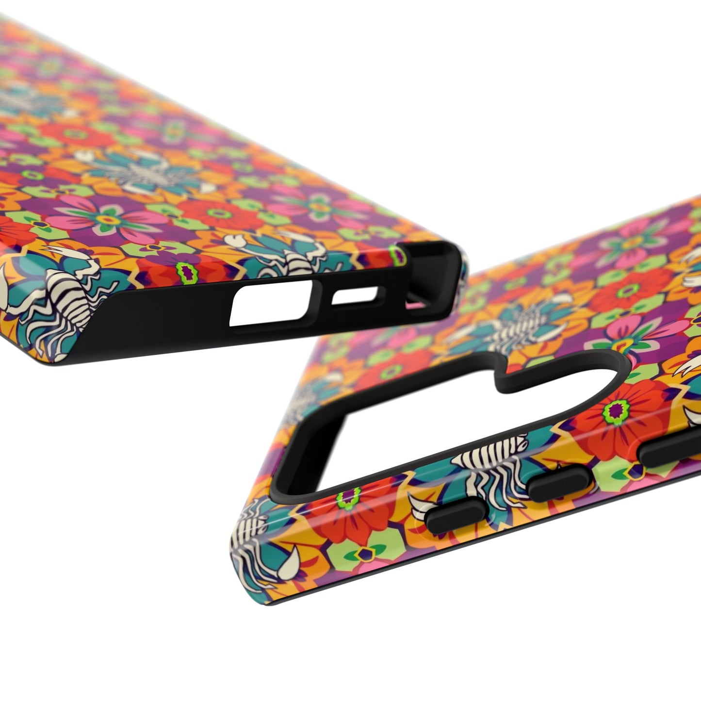 Tough Cases, Scorpio, Zodiac v3, Flower Pattern