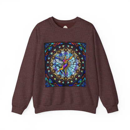 Unisex Heavy Blend™ Crewneck Sweatshirt, Glass, Sagittarius Zodiac Design