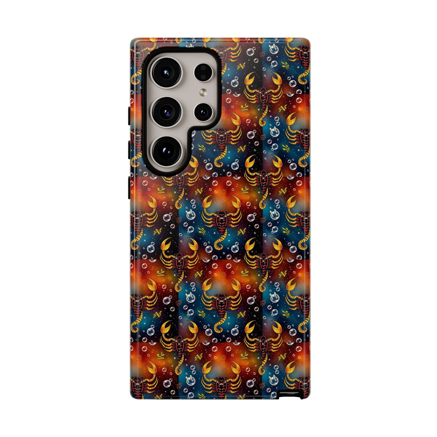 Tough Cases, Scorpio, Zodiac v2, Bubble Pattern