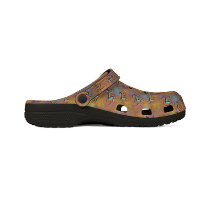 EVA Foam Rubber Shoes, (AOP), Aquarius, Zodiac v2, Pattern