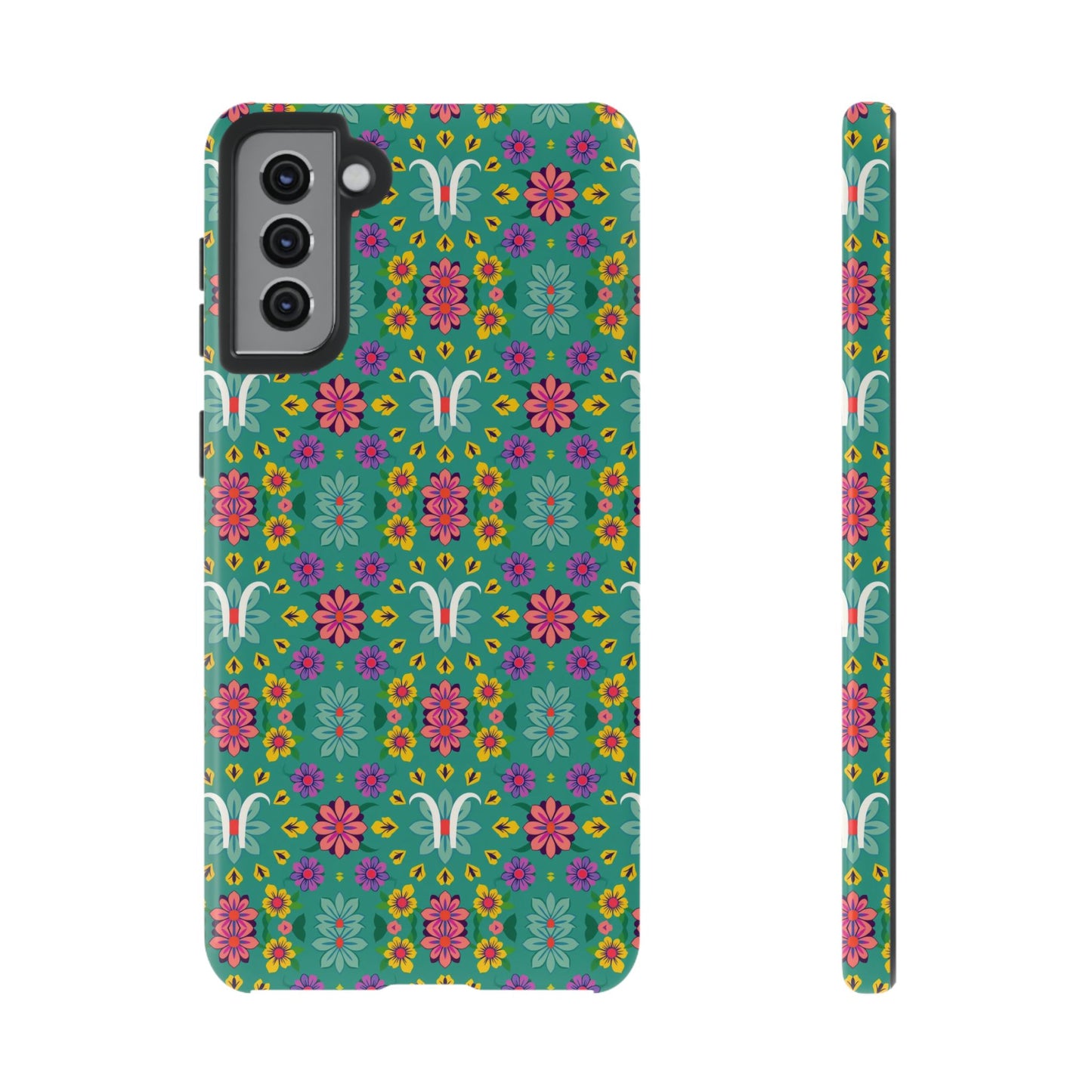 Tough Cases, Aquarius, Zodiac v4, Flower Pattern