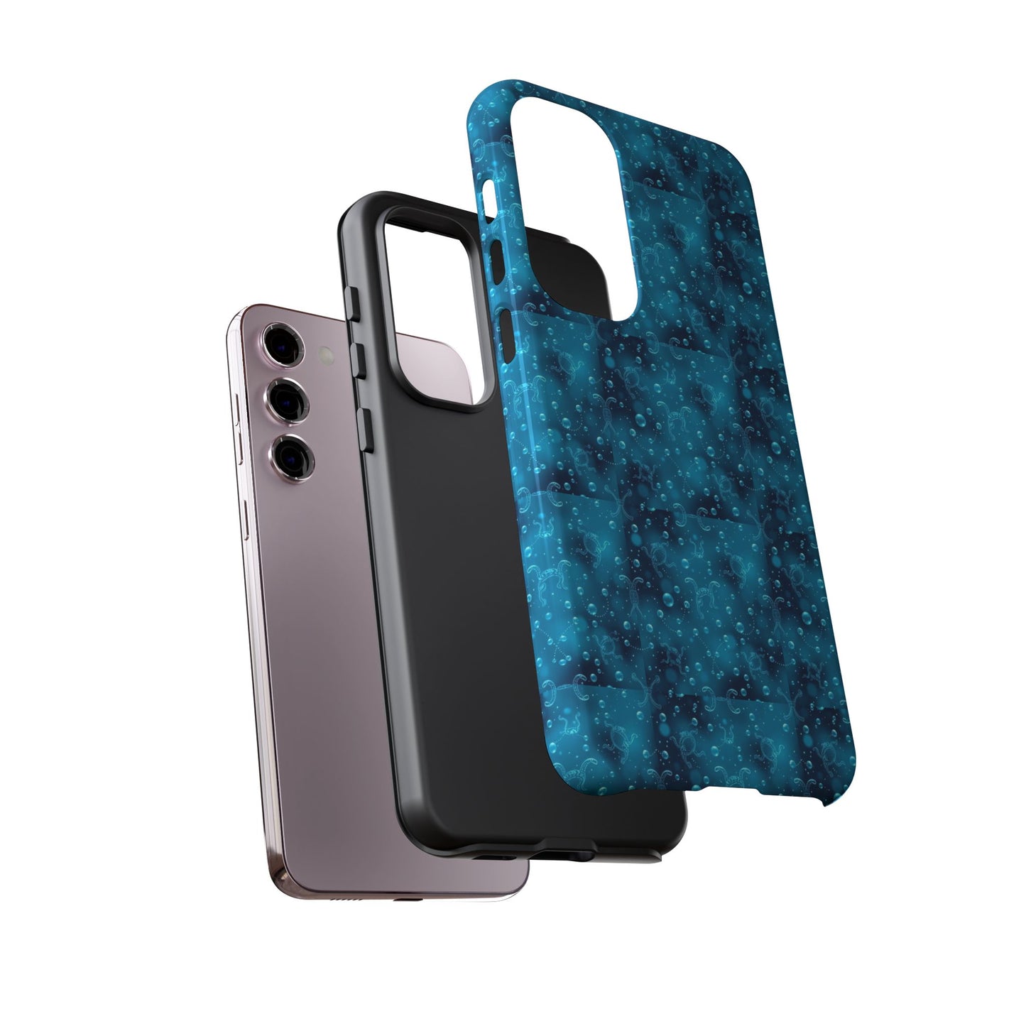 Tough Cases, Aquarius, Zodiac v3, Bubble Pattern