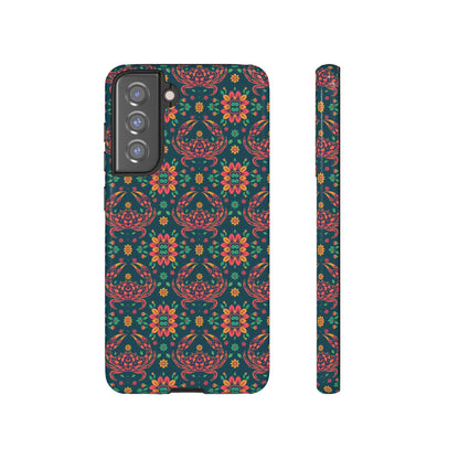 Tough Cases, Cancer, Zodiac v4, Flower Pattern