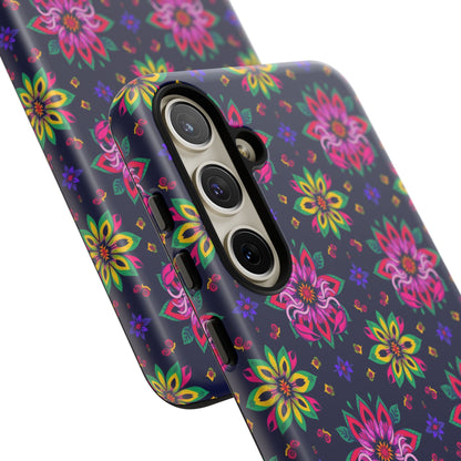 Tough Cases, Scorpio, Zodiac v4, Flower Pattern