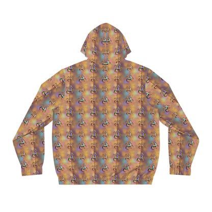 Full-Zip Hoodie (AOP), Aquarius, Zodiac v2, Pattern