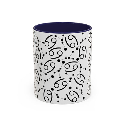 Accent Coffee Mug with the Cancer sign (11, 15oz)