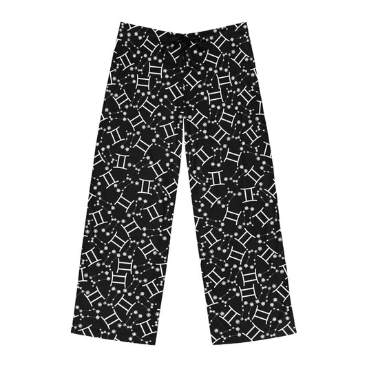 Men's Zodiac Pajama Pants (AOP) Gemini Zodiac Sign