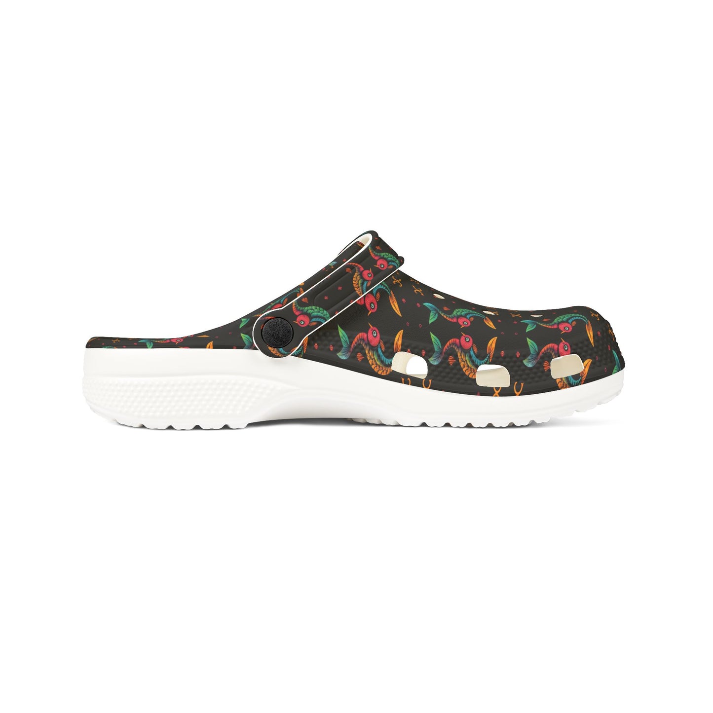 EVA Foam Rubber Shoes, (AOP), Pisces, Zodiac v3, Pattern
