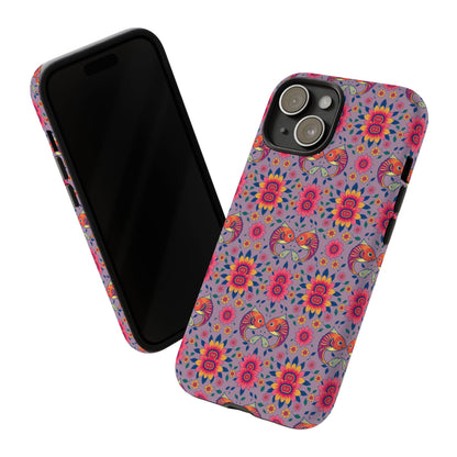 Tough Cases, Pisces, Zodiac v3, Flower Pattern