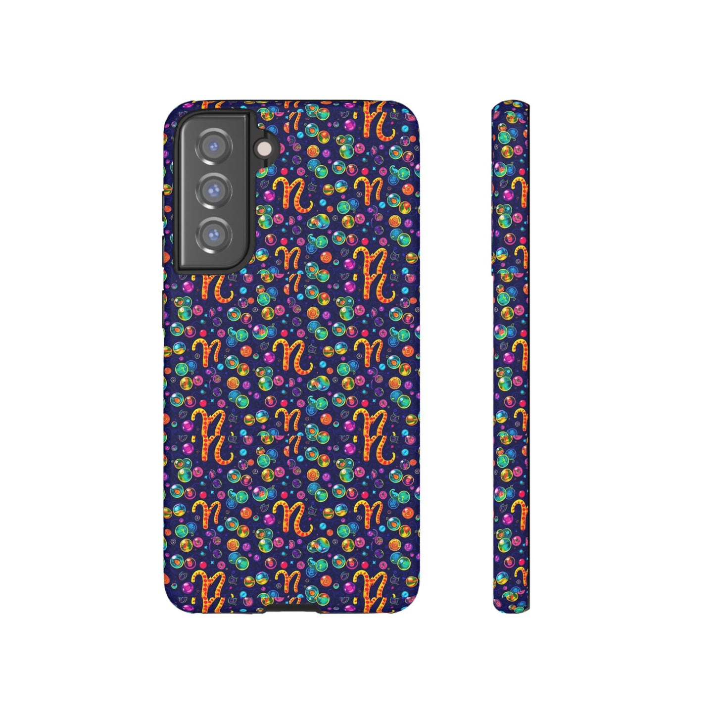 Tough Cases, Aquarius, Zodiac, Bubble Pattern