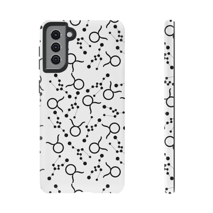 Tough Cases with the Taurus Zodiac sign for iPhone, Samsung Galaxy, and Google Pixel devices