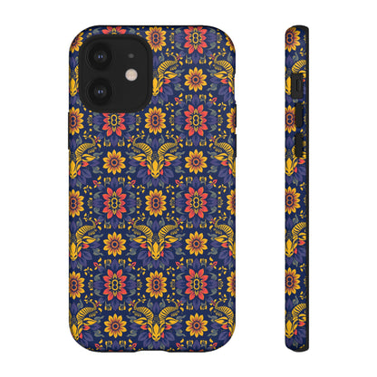 Tough Cases, Taurus, Zodiac v3, Flower Pattern