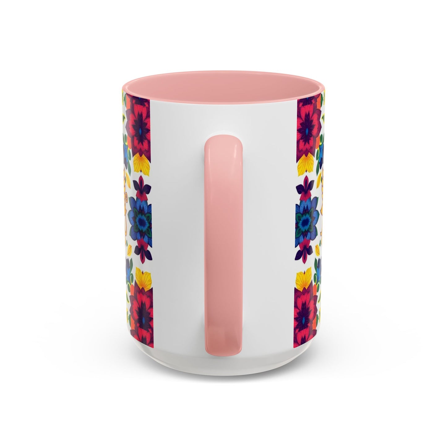 Accent Coffee Mug, Gemini, Zodiac, Flower Pattern, (11, 15oz)
