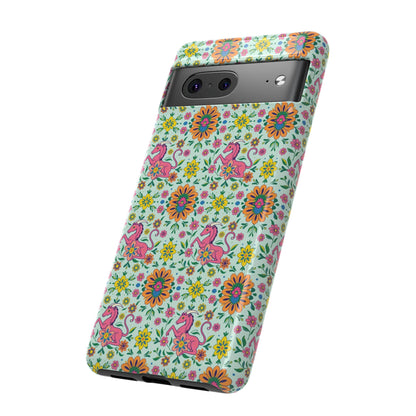 Tough Cases, Aquarius, Zodiac, Flower Pattern
